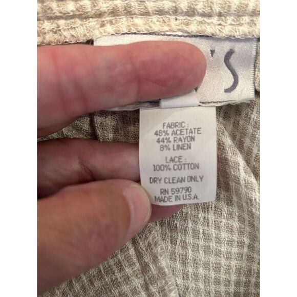 LIM'S Applique Gingham Jumpsuit Women's Size Small - Picture 5 of 5